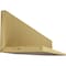 Ekena Millwork 2-Sided (L-beam) Rough Sawn Endurathane Faux Wood Ceiling Beam, Premium Cherry, 4"W x 6"H  x 8'L BMRS2C0040X060X096ZY - alternate 4